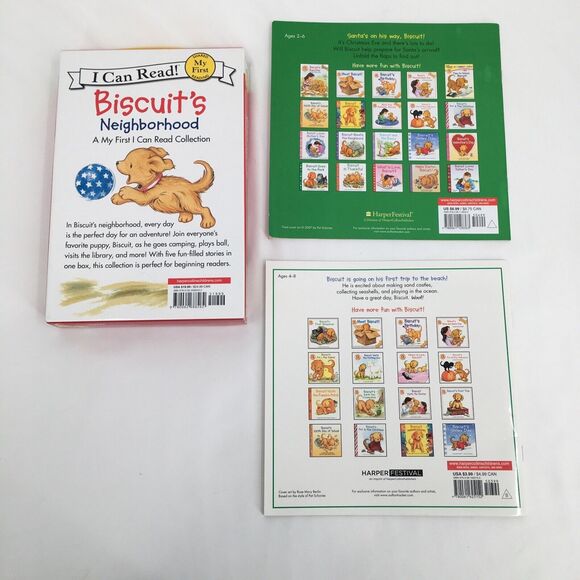 Biscuits Neighborhood I Can Read Books lot of 7 book set of 5 Kindergarten - Picture 3 of 3